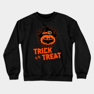 Halloween Trick Or Treat Crewneck Sweatshirt